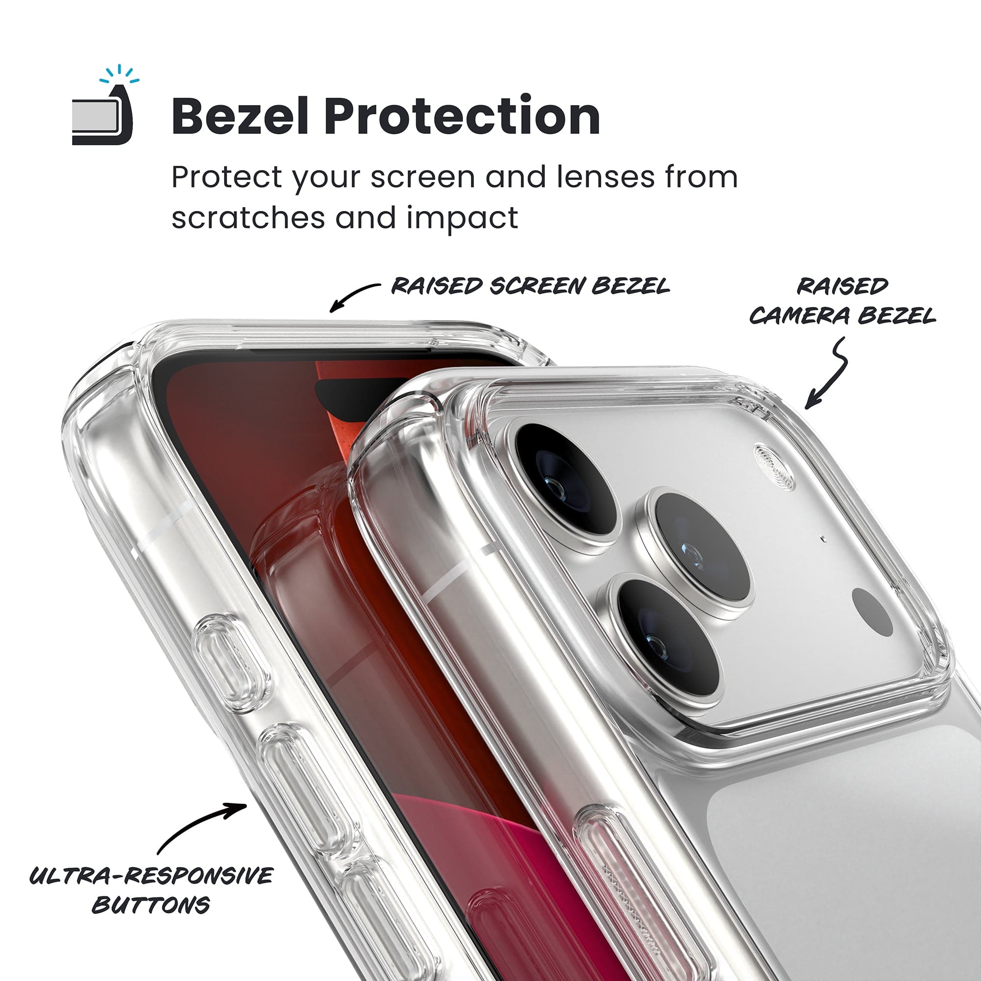 Presidio Perfect-Clear Apple iPhone 17 Pro Max Case - Thumbnail 5