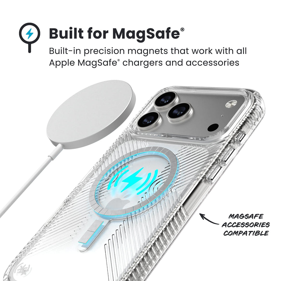Speck Presidio Perfect-Clear Grip MagSafe Apple iPhone 17 Pro Max