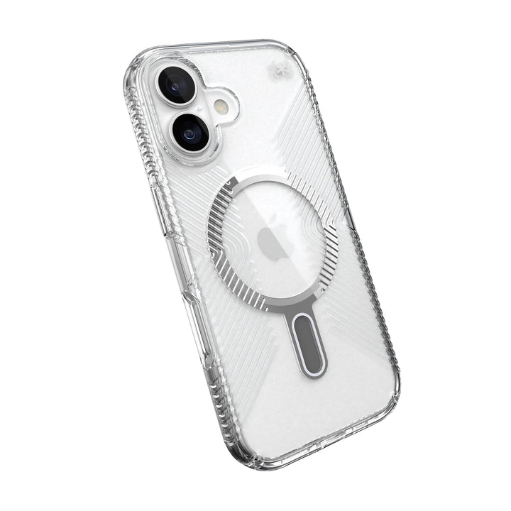 Speck - Presidio Perfect Clear Grip Case with ClickLock for iPhone 17 - Clear Speck - Presidio Perfect Clear Grip Case with ClickLock for iPhone 17 - Clear