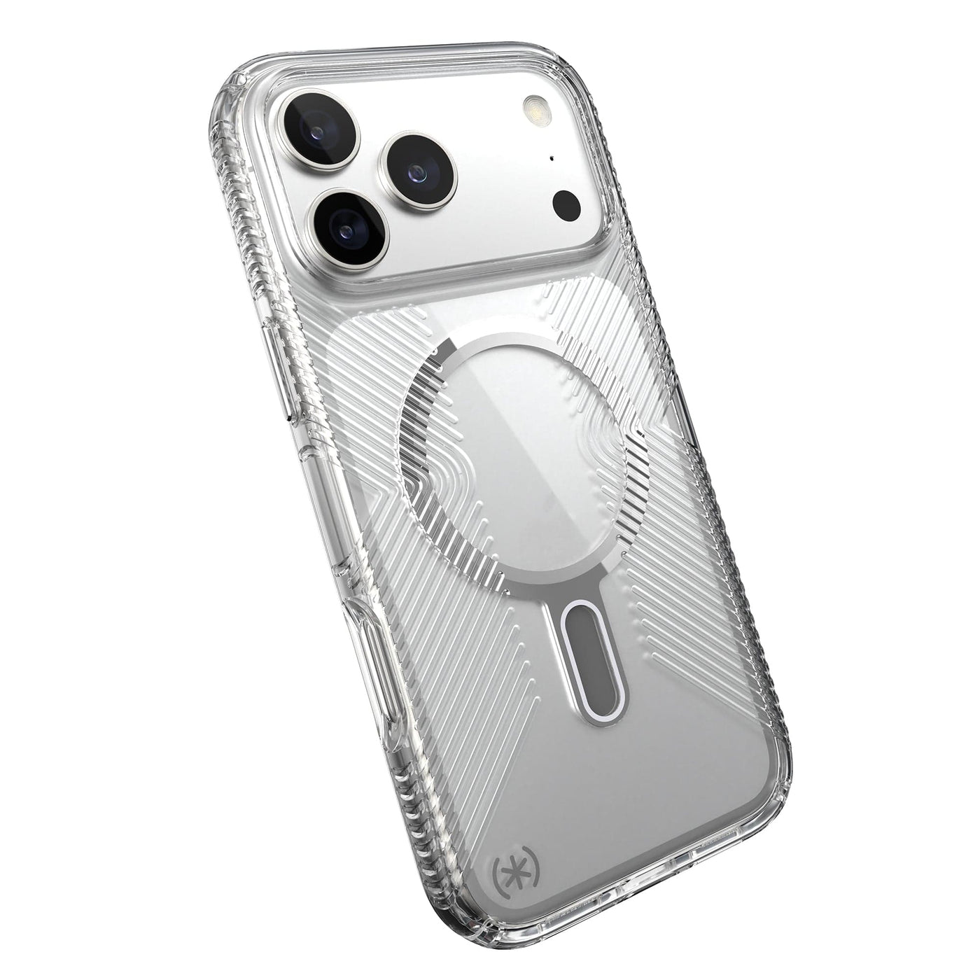 Speck - Presidio Perfect Clear Grip Case with ClickLock for iPhone 17 Pro Max Speck - Presidio Perfect Clear Grip Case with ClickLock for iPhone 17 Pro Max