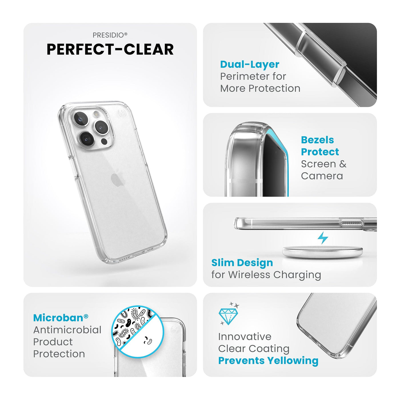 Speck CandyShell Pro - Custodia sottile per iPhone 15 Plus e 14 Plus, con protezione contro le Speck CandyShell Pro - Custodia sottile per iPhone 15 Plus e 14 Plus, con protezione contro le