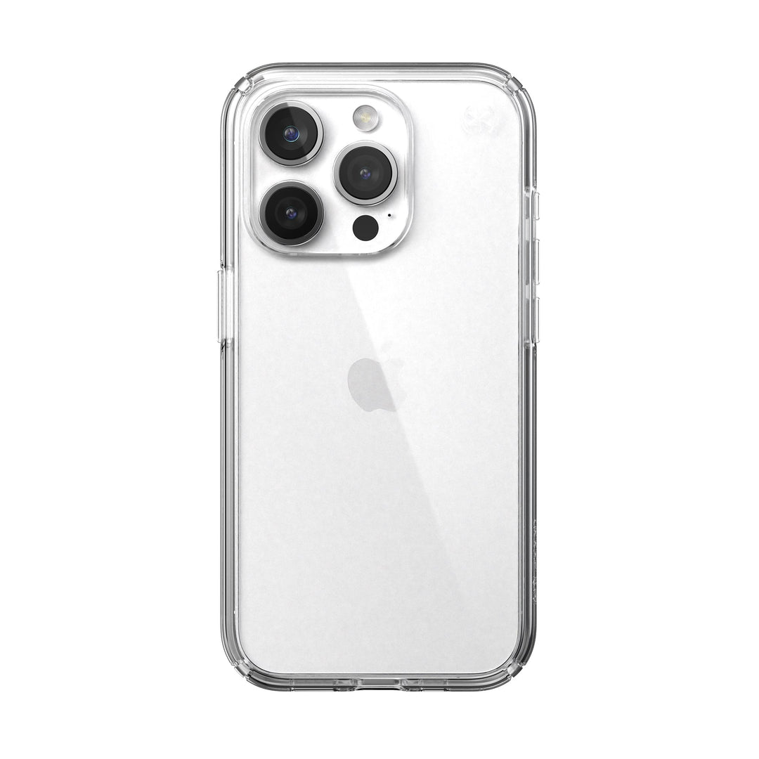 Speck Clear iPhone 15 Pro用ケース ー スリム 落下保護 ー 傷に強い 黄変防止 6.1インチ スマホケース ー GemShe Speck Presidio Perfect-Clear iPhone 15 Pro Max Cases Best iPhone