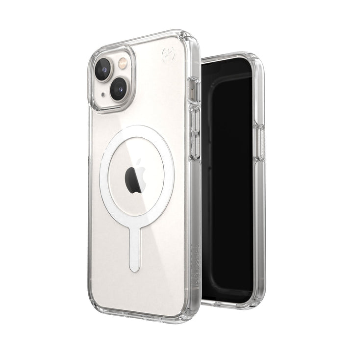 Speck - Presidio Perfect-Clear Case with MagSafe for Apple iPhone 14 Speck - Presidio Perfect-Clear Case with MagSafe for Apple iPhone 14