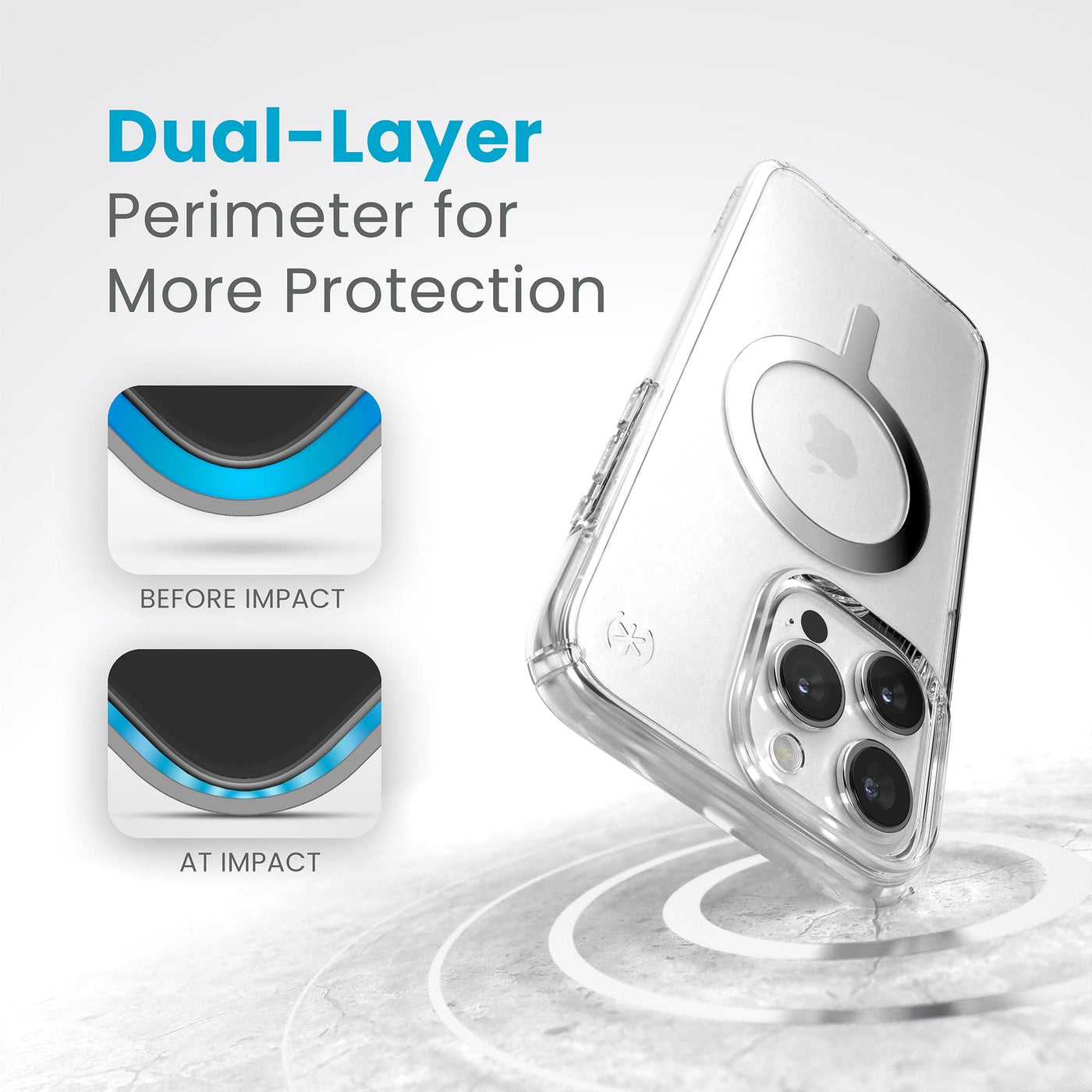 Speck Presidio Perfect-Clear MagSafe iPhone 15 Pro Max Cases Best