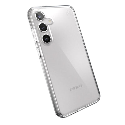 Tilted three-quarter angled view of back of phone case#color_clear