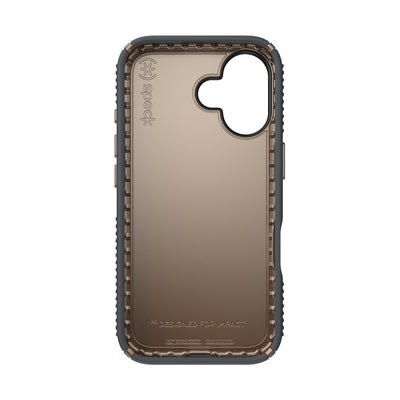 Inside view of empty phone case from straight-on#color_charcoal-grey-cool-bronze