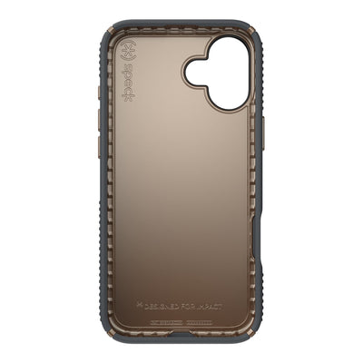 Inside view of empty phone case from straight-on#color_charcoal-grey-cool-bronze