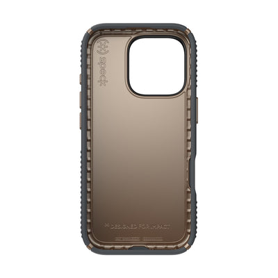 Inside view of empty phone case from straight-on#color_charcoal-grey-cool-bronze