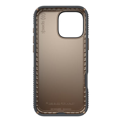 Inside view of empty phone case from straight-on#color_charcoal-grey-cool-bronze