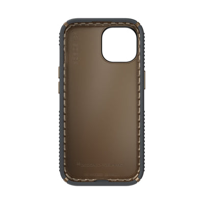 Straight-on view of inside of phone case.#color_charcoal-grey-cool-bronze