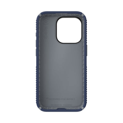 Straight-on view of inside of phone case.#color_coastal-blue-dust-grey