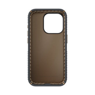 Straight-on view of inside of phone case.#color_charcoal-grey-cool-bronze