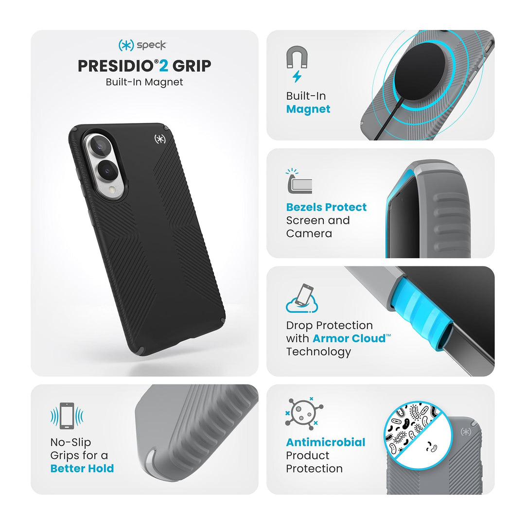 Speck Presidio2 Grip Magnet Samsung Galaxy S25 Edge Cases Best