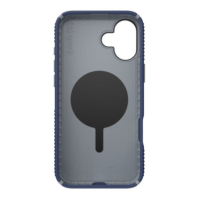 Inside view of empty phone case from straight-on#color_coastal-blue-dust-grey