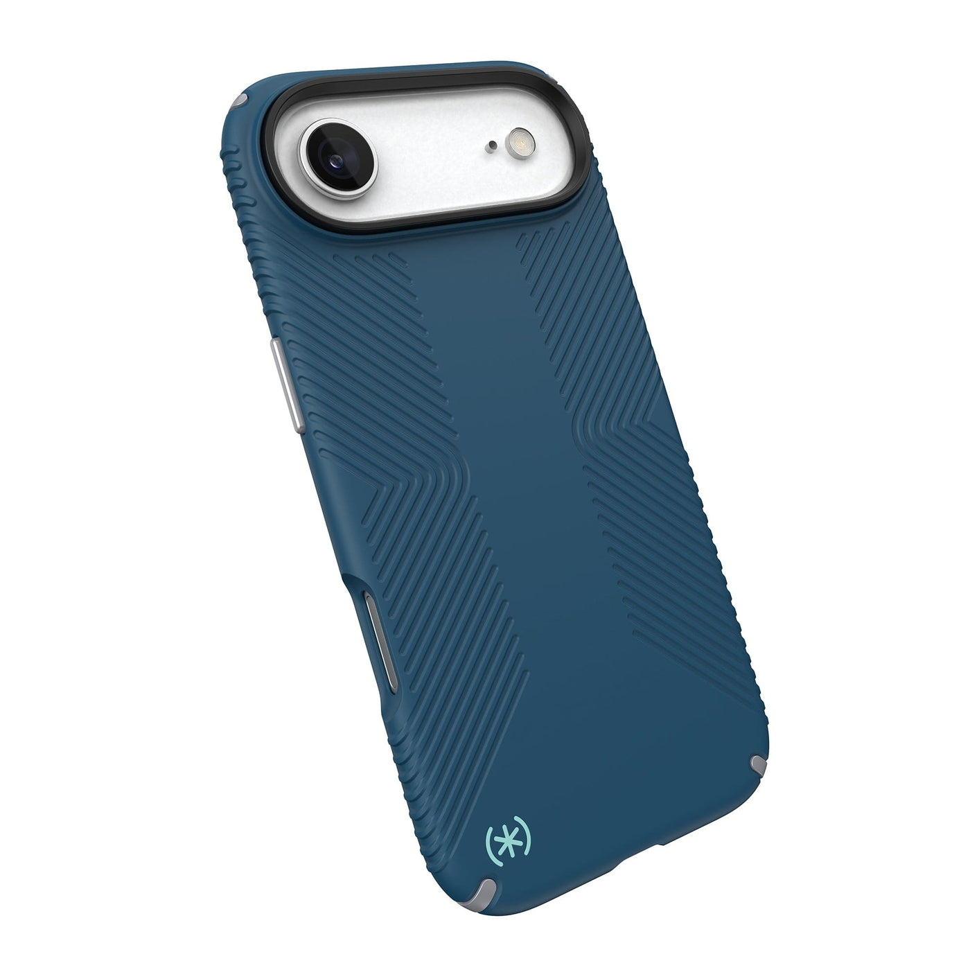 Speck Presidio2 Grip MagSafe Case for iPhone Air in Deep Sea/Silver Metallic Speck Presidio2 Grip MagSafe Case for iPhone Air in Deep Sea/Silver Metallic