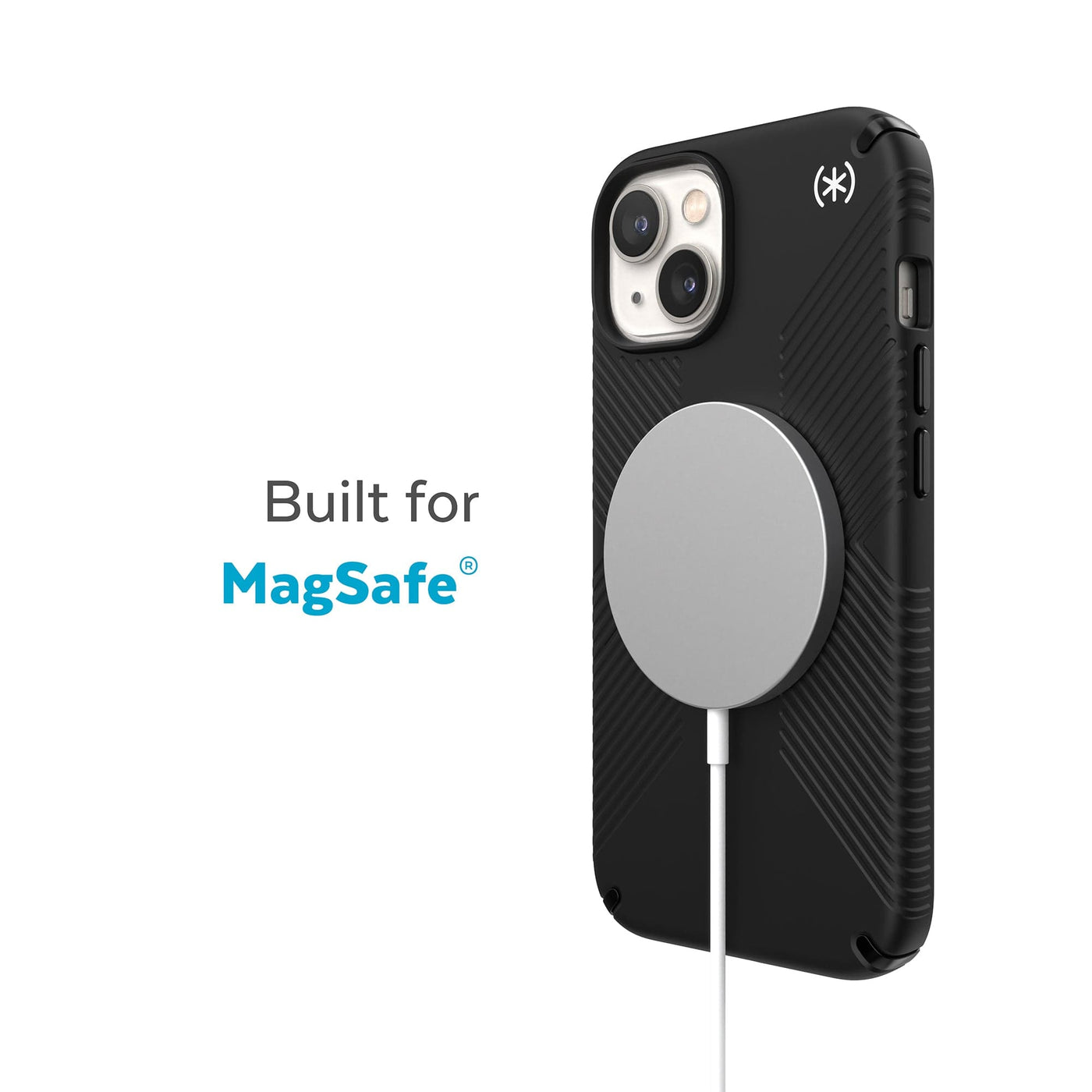 Speck iPhone 16 Pro Candyshell Grip with Magsafe in Black Speck iPhone 16 Pro Candyshell Grip with Magsafe in Black