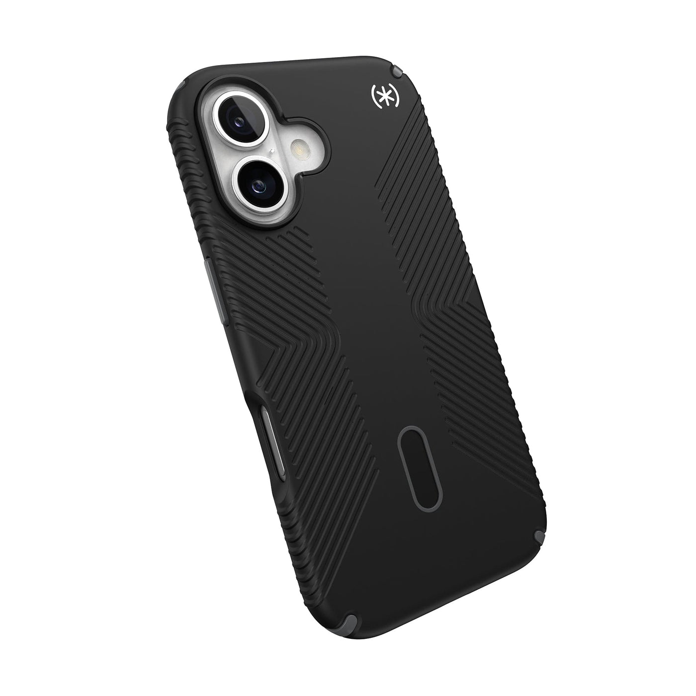 Speck Presidio2 Grip - Custodia Protettiva Per IPhone 11 Pro Max Con Impugnatura Antiscivolo E Tecnologia Airbag (Grigio Grafite/Rosso Sangue)