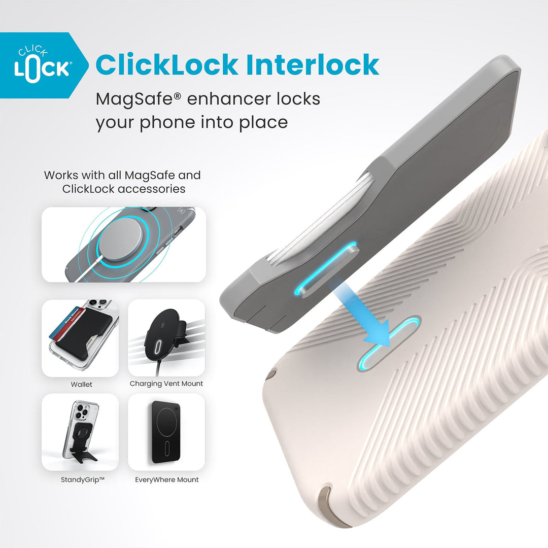 Speck Presidio2 Grip MagSafe with ClickLock Apple iPhone 16 Plus