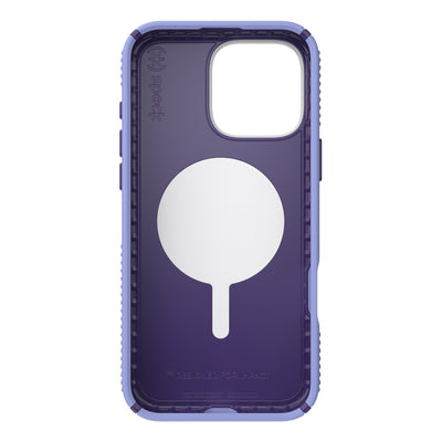 Inside view of empty phone case from straight-on#color_future-lavender-cassis-purple