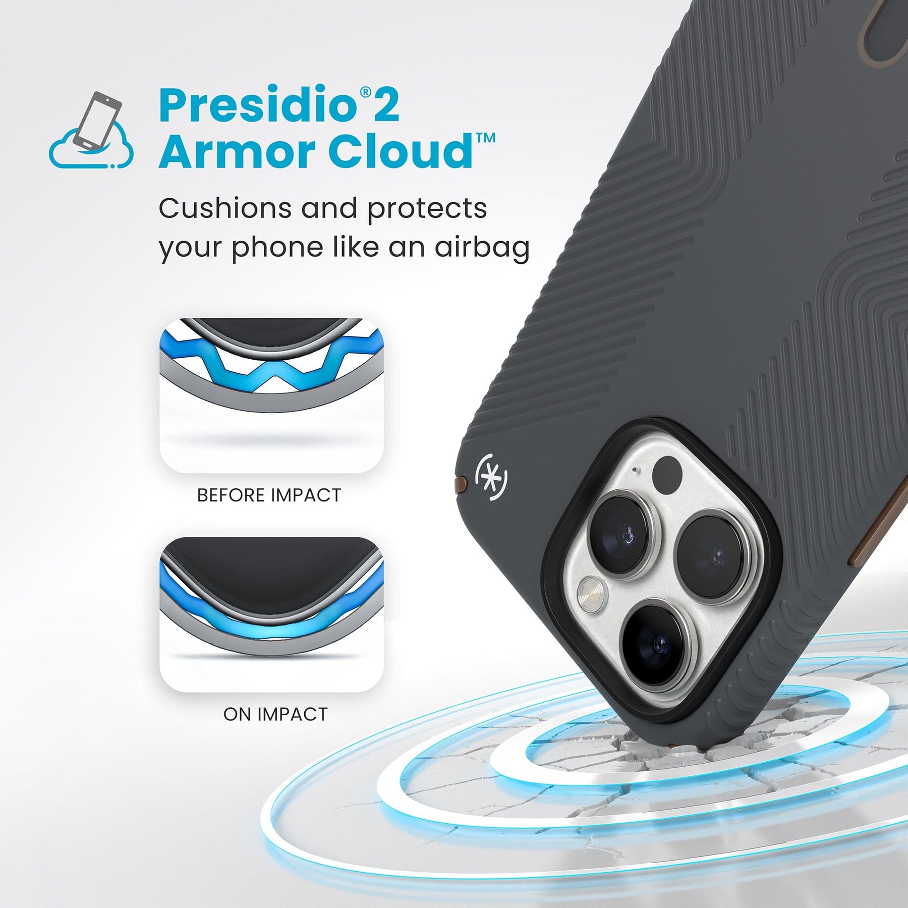 Funda Presidio2 Pro de Speck con MagSafe para iPhone 17 - Negro Funda Presidio2 Pro de Speck con MagSafe para iPhone 17 - Negro