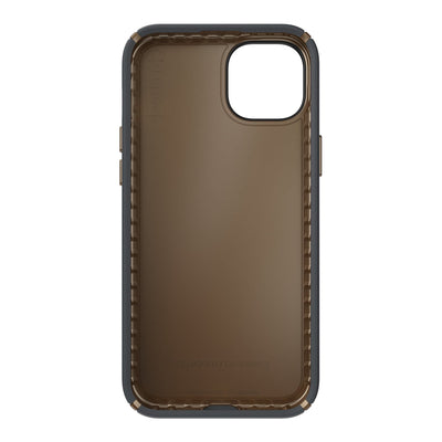 Straight-on view of inside of phone case.#color_charcoal-grey-cool-bronze