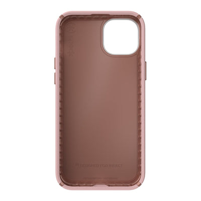 Straight-on view of inside of phone case.#color_dahlia-pink-rose-copper