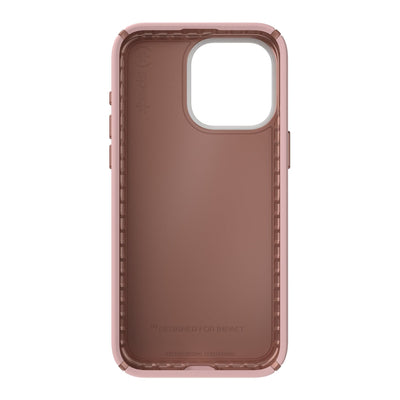 Straight-on view of inside of phone case.#color_dahlia-pink-rose-copper