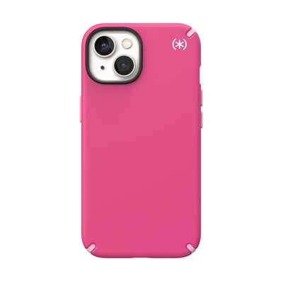 View of the back of the phone case from straight on#color_digital-pink-blossom-pink