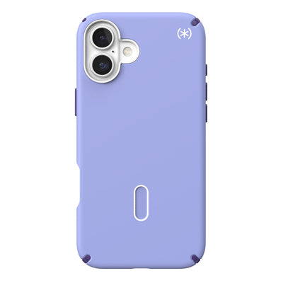 Back view of the phone case with phone inside from straight on#color_future-lavender-cassis-purple