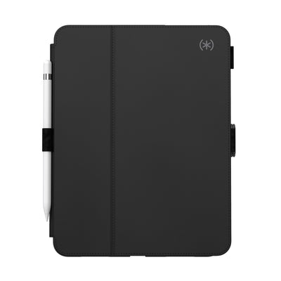 Straight-on view of the front of the case, with folio closed.#color_black-slate-grey