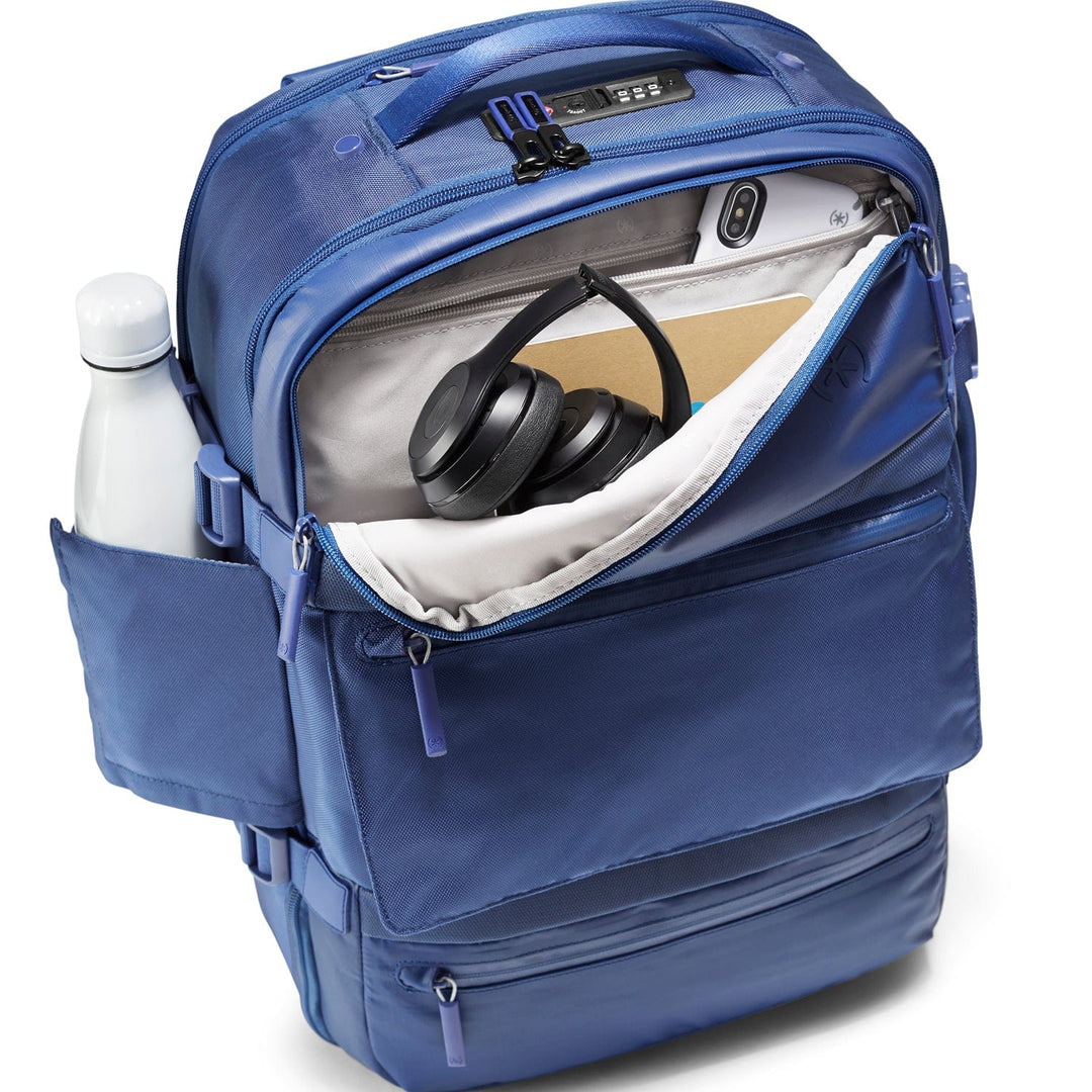 advanced travel backpack blue 40L Adventure streamlined look Speck Travel Backpack Best Backpack