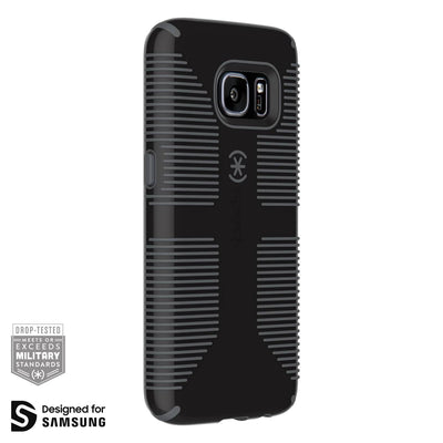 Speck Galaxy S7 Black/Slate Grey CandyShell Grip Samsung Galaxy S7 Cases Phone Case