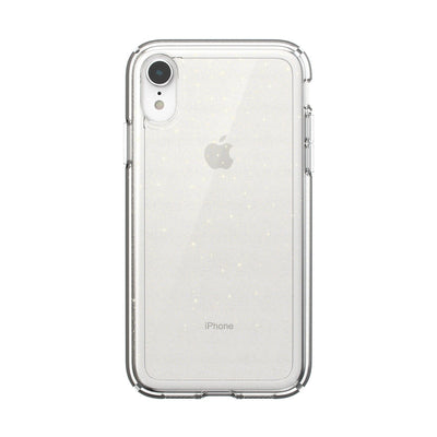 Speck iPhone XR Clear/Gold Glitter GemShell Glitter iPhone XR Cases Phone Case