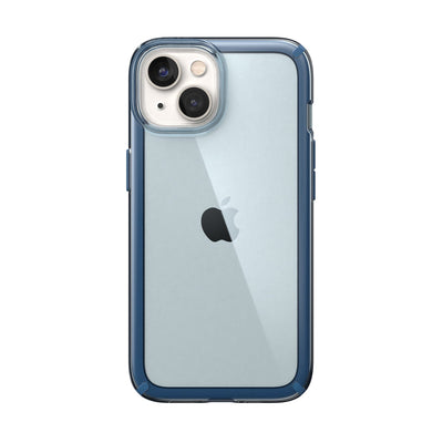 View of the back of the phone case from straight on#color_glass-navy-winter-navy
