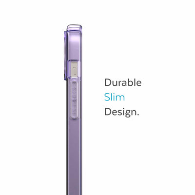 Side view of phone case - Durable slim design.#color_amethyst-tint