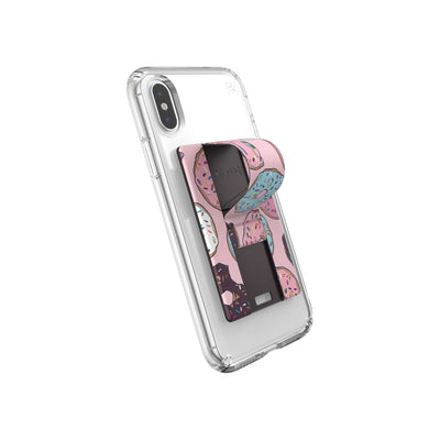 Speck GrabTab DonutWorry Pink Glossy/Heliotrope Purple GrabTab Fun with Food Collection Phone Case