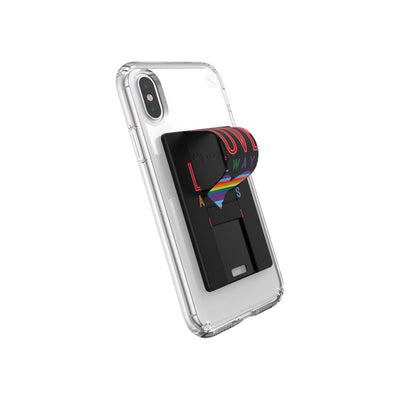 Speck GrabTab Love Always - Black GrabTab Pride Collection Phone Case