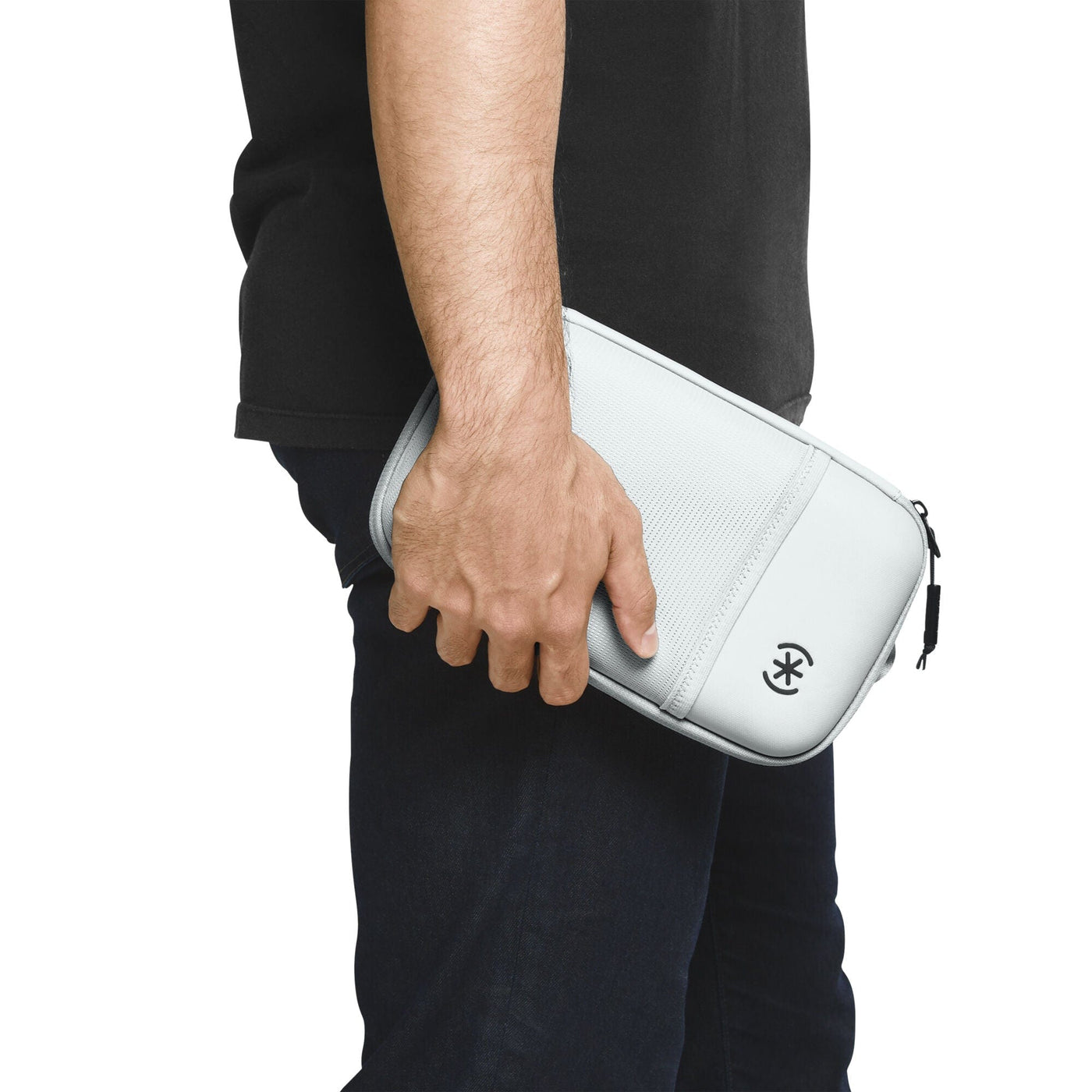 Gray Louis Vuitton Logo Samsung Galaxy Z Fold 3 5G Clear Case