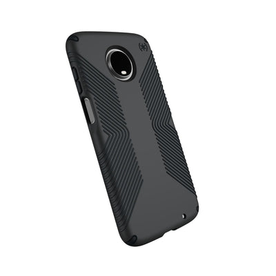 Speck Moto Z3 Play Graphite Grey/Charcoal Grey Moto Z3 Play Presidio Grip Phone Case