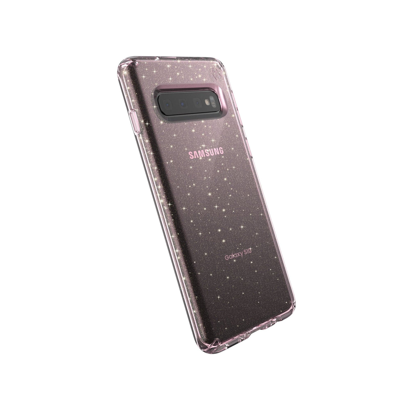 Speck Samsung S10 Clear Cover Speck Presidio Clear Glitter Galaxy