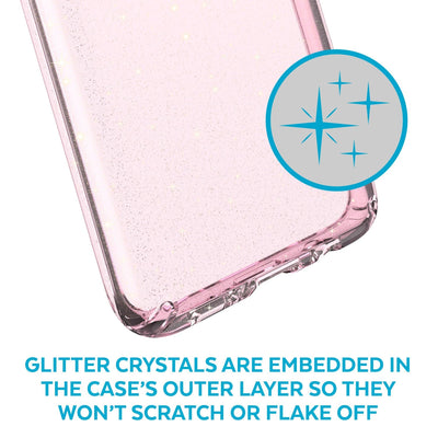 Speck Galaxy S10 Presidio Clear + Glitter Galaxy S10 Cases Phone Case