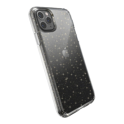 Speck iPhone 11 Pro Max Clear/Gold Glitter Presidio Clear + Glitter iPhone 11 Pro Max Cases Phone Case