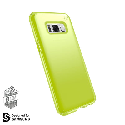 Speck Galaxy S8 Lightning Yellow Neon Matte Presidio Clear Neon Edition Galaxy S8 Cases Phone Case