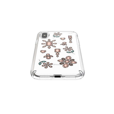 Speck iPhone XS/X Presidio Clear + Print iPhone XS / X Cases Phone Case
