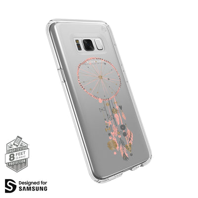 Speck Galaxy S8 Dream Catcher Gold/Clear Presidio Clear + Print Samsung Galaxy S8 Cases Phone Case