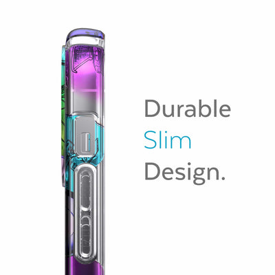 Side view of phone case - Durable slim design.#color_road-trip-remix