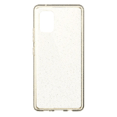 Speck Galaxy A71 5G Clear with Gold Glitter/Clear Presidio ExoTech Clear Samsung Galaxy A71 5G Cases Phone Case