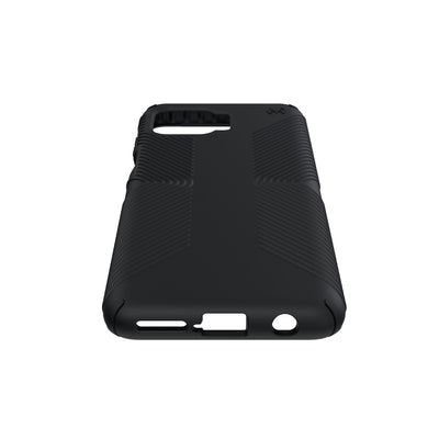 Speck Motorola One 5G Black/Black Presidio Exotech With Grips Motorola One 5G Cases - Black Phone Case