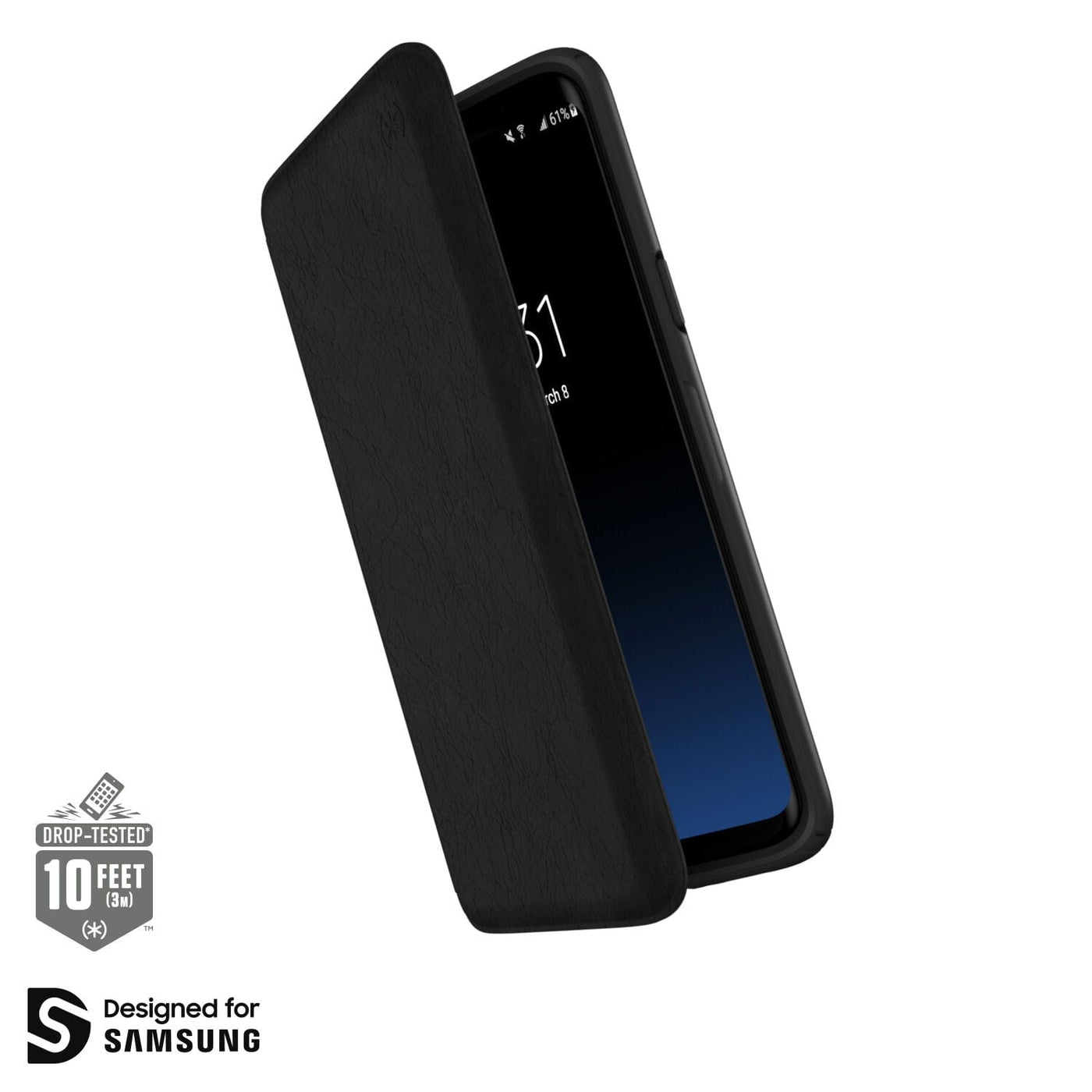 Speck Presidio Folio Leather Samsung Galaxy S9+ Cases Best Galaxy