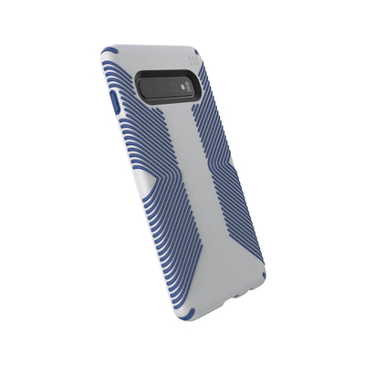 Speck Galaxy S10+ Microchip Grey/Ballpoint Blue Presidio Grip Galaxy S10+ Cases Phone Case